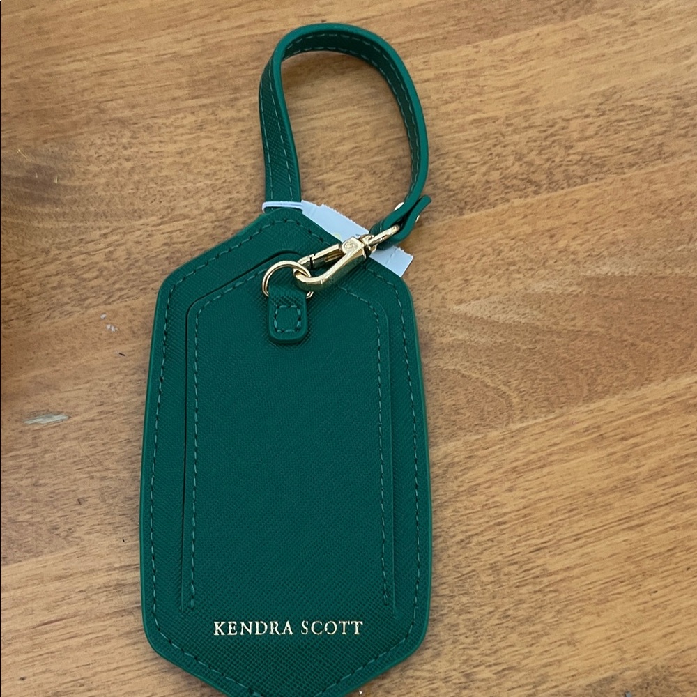 Kendra Scott Forest Green Travel Tag